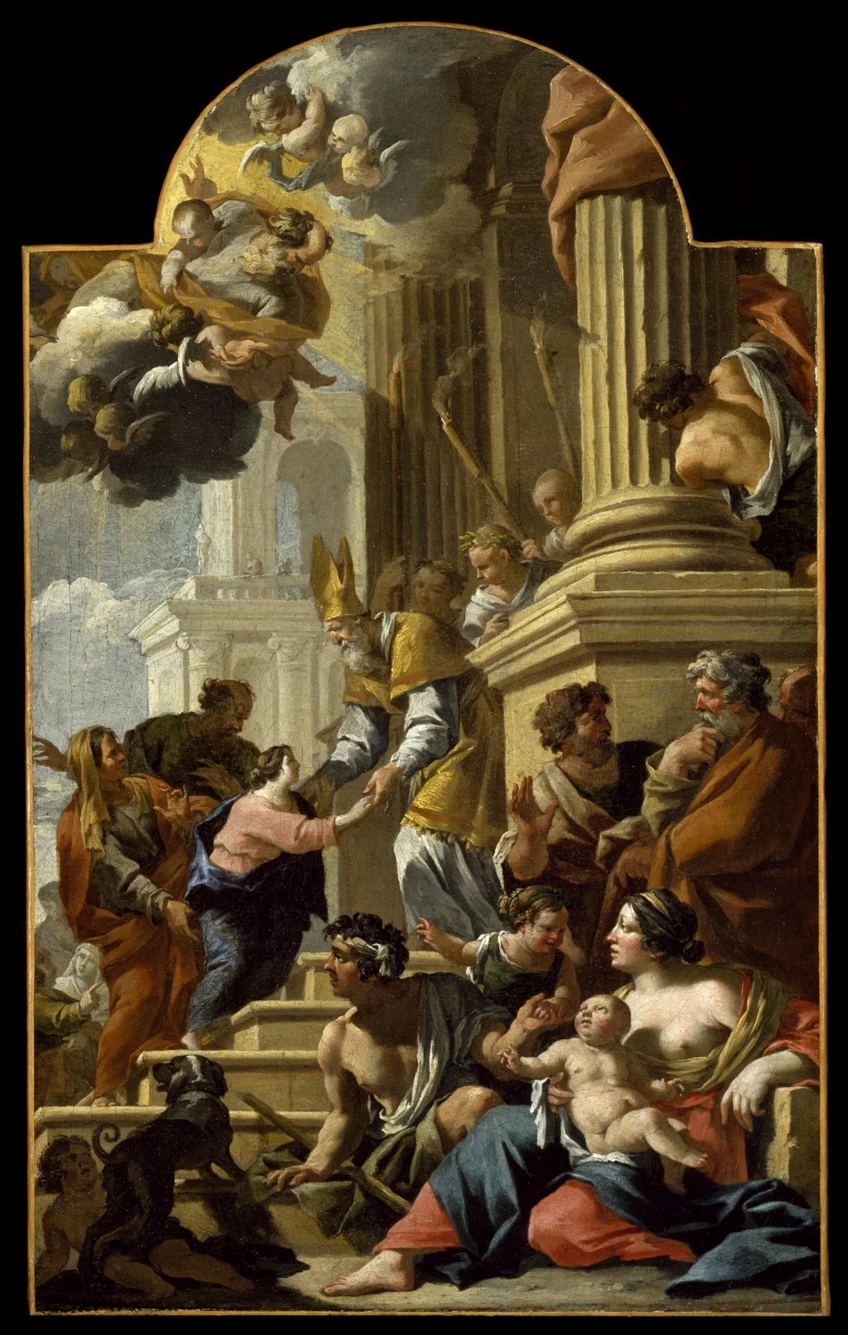 La Presentazione della Vergine al Tempio - Museum of Fine Arts, Houston